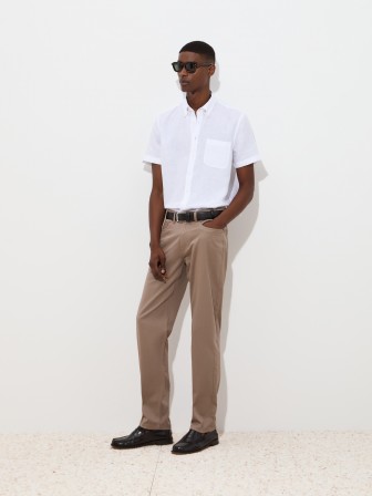 Regular fit twill pants Regular fit twill pants
