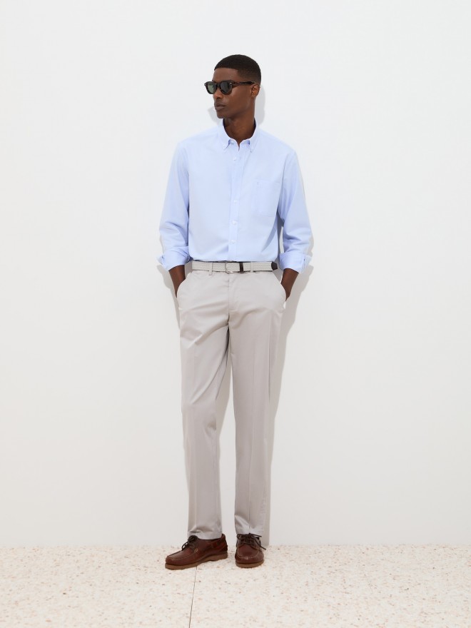 Calças chino regular fit Calças chino regular fit