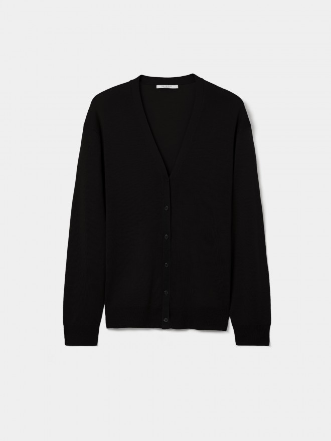 Woolen knit jacket Woolen knit jacket
