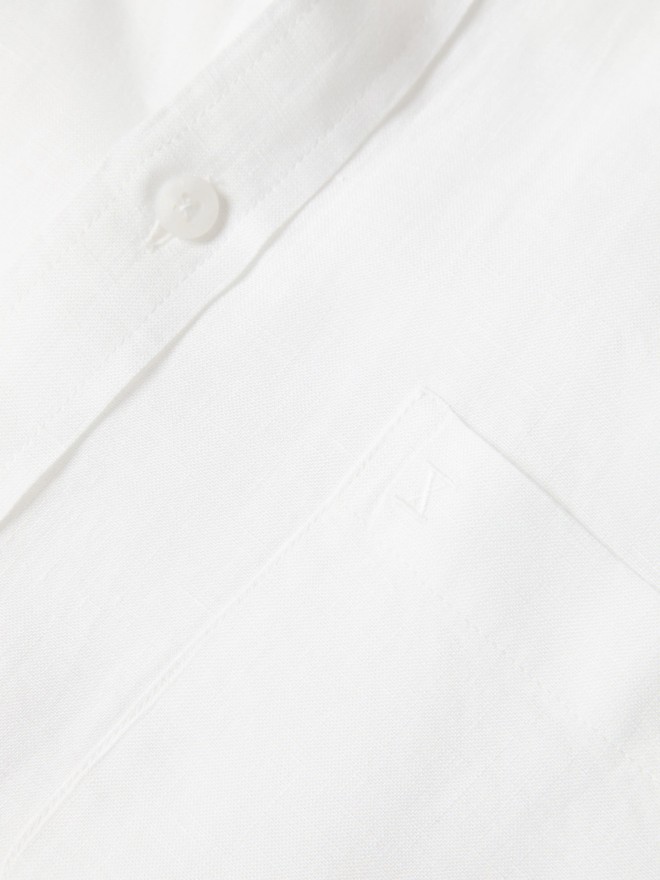 Short-sleeved linen shirt Short-sleeved linen shirt