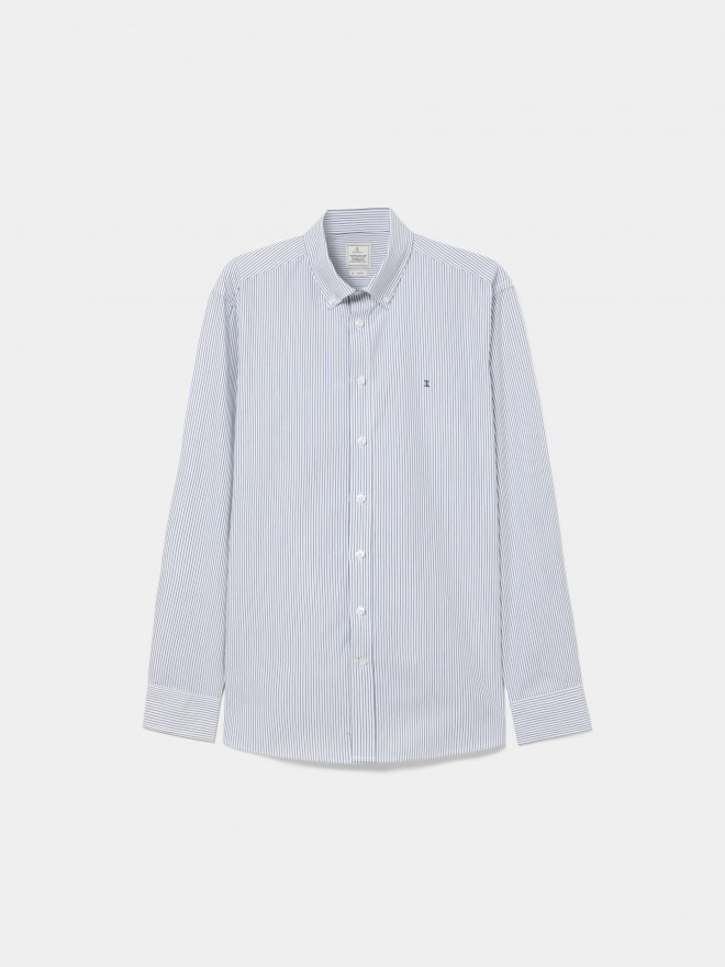 Slim fit striped shirt