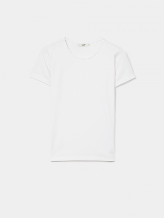 Camiseta de algodón de manga corta Camiseta de algodón de manga corta