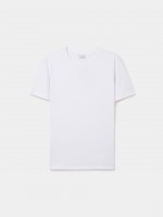 T-shirt básica de algodão T-shirt básica de algodão