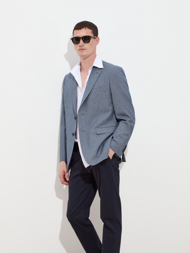 Blazer clássico regular fit Blazer clássico regular fit