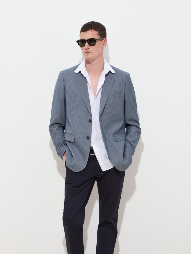 Blazer clássico regular fit Blazer clássico regular fit