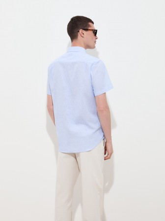 Shirt in linen and cotton Shirt in linen and cotton