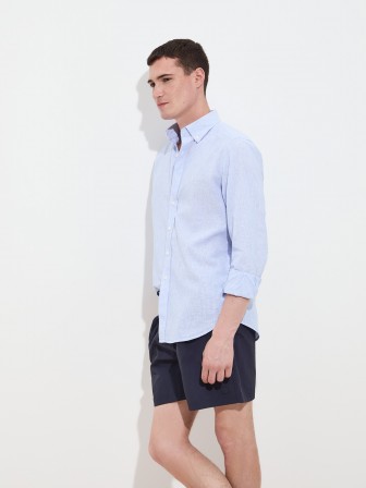 Shirt in linen and cotton Shirt in linen and cotton