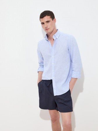 Shirt in linen and cotton Shirt in linen and cotton