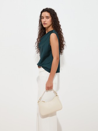 Draped flowy blouse Draped flowy blouse