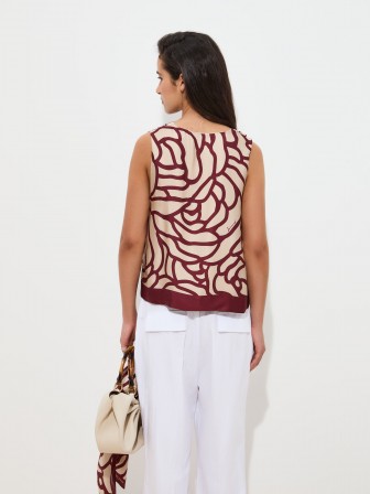 Top vaporoso estampado Top vaporoso estampado