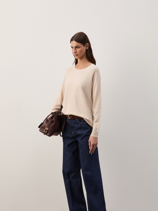 Knitted wool sweater