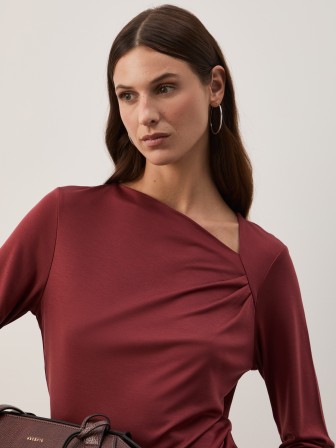 Lyocell knit sweater