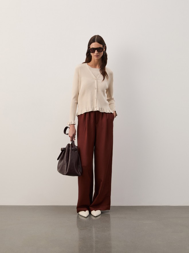 Ribbed knit jacket Ribbed knit jacket