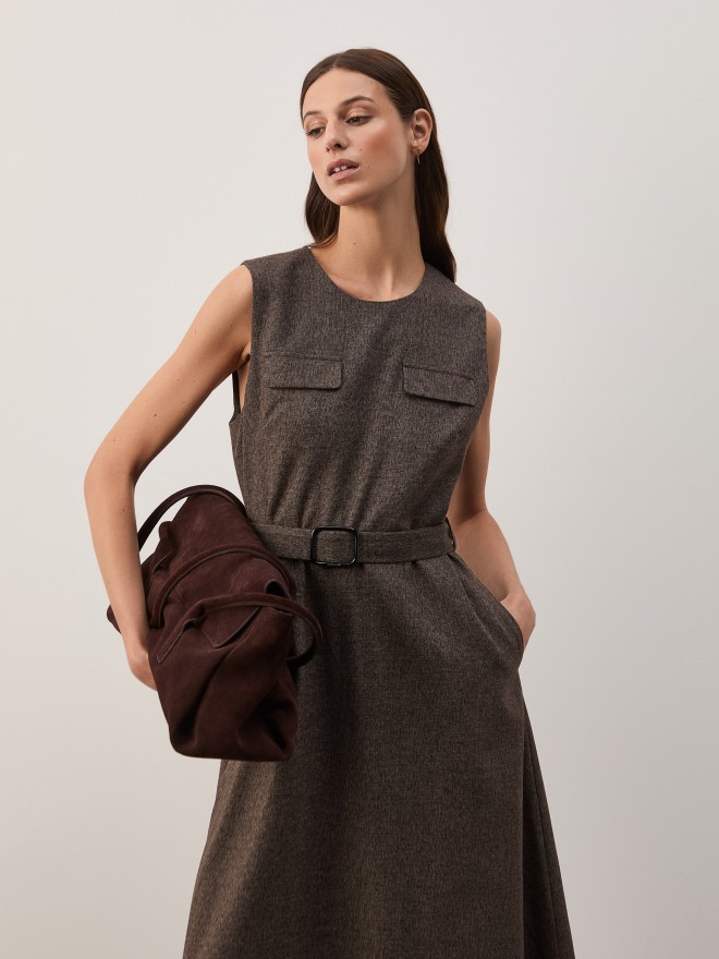 Sleeveless midi dress Sleeveless midi dress