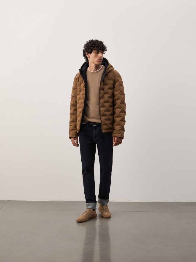 Reversible padded jacket Reversible padded jacket