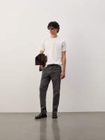 Basic t-shirt in silk and cotton Basic t-shirt in silk and cotton