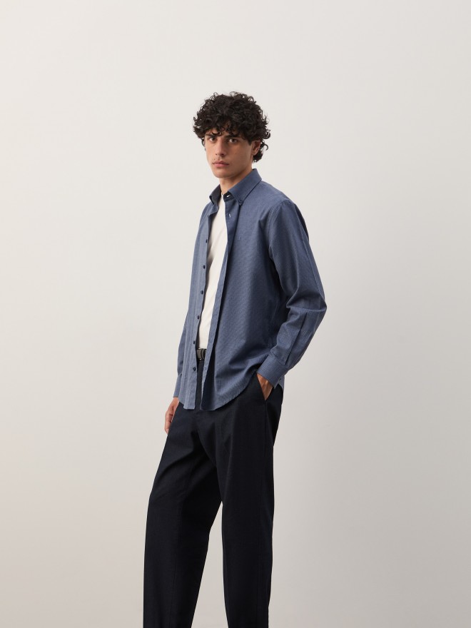 Camisa xadrez regular fit Camisa xadrez regular fit