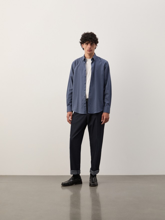 Camisa xadrez regular fit Camisa xadrez regular fit