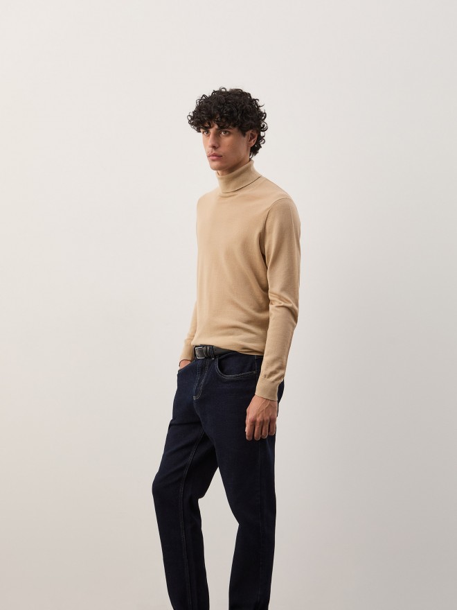 Turtleneck sweater in merino wool Turtleneck sweater in merino wool