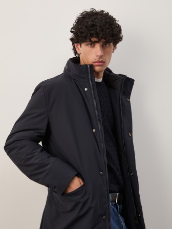 Padded parka with hood Padded parka with hood
