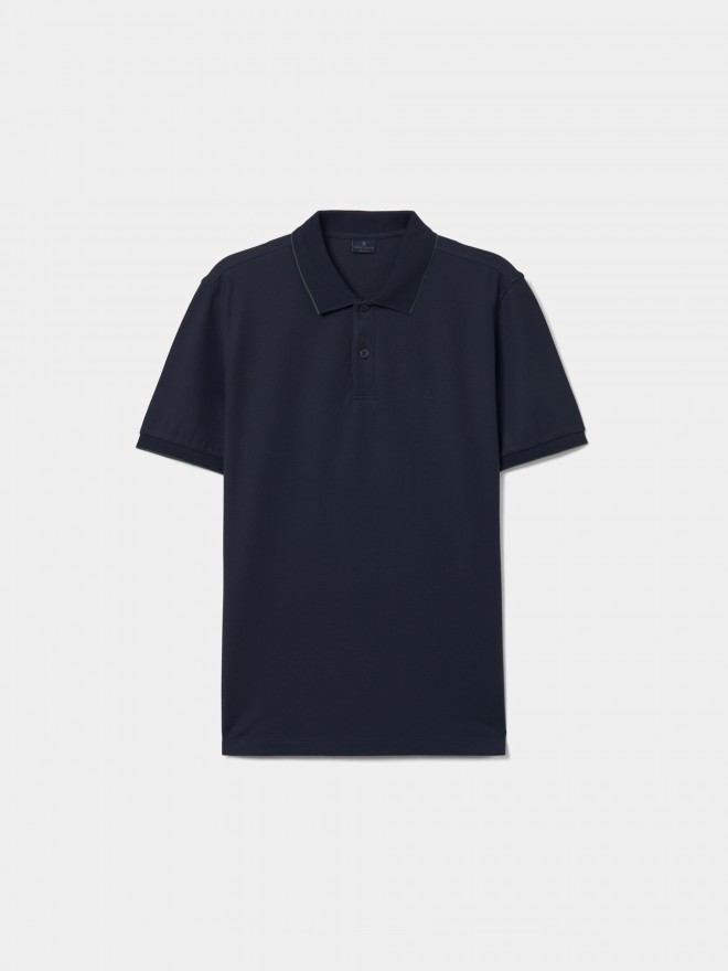 Regular fit piqu� polo shirt