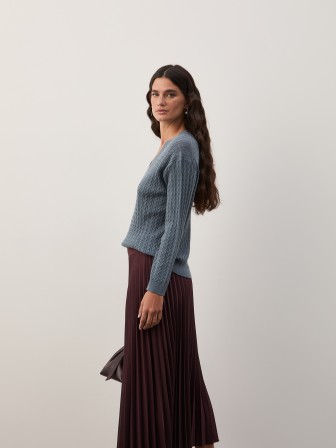 Braided knit sweater Braided knit sweater