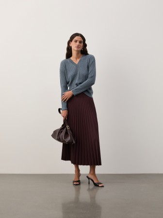 Braided knit sweater Braided knit sweater