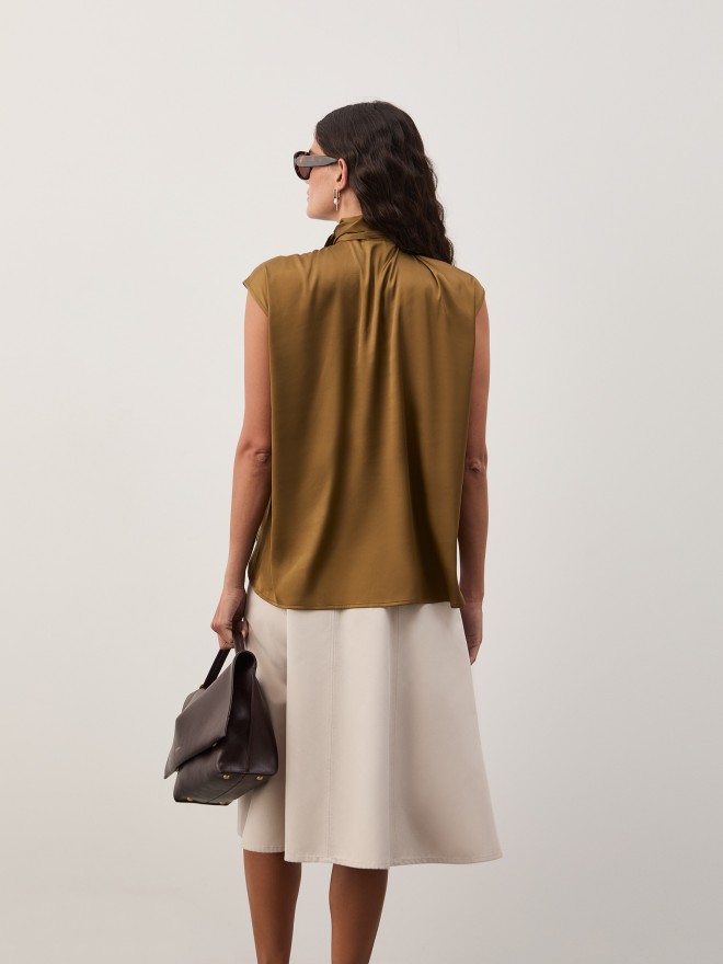 Blusa holgada con lazo Blusa holgada con lazo