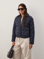 Blus�o acolchoado de penas