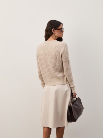 Braided knit jacket Braided knit jacket