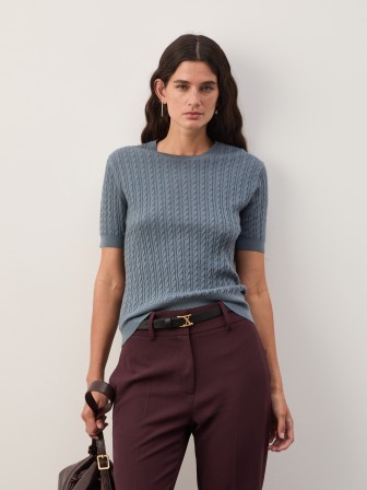 Knitted sweater made of wool and cashmere. Knitted sweater made of wool and cashmere.