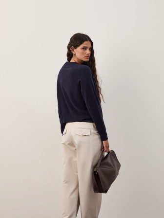 Woolen knit jacket Woolen knit jacket