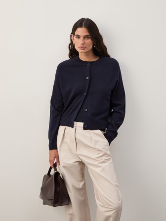 Woolen knit jacket Woolen knit jacket