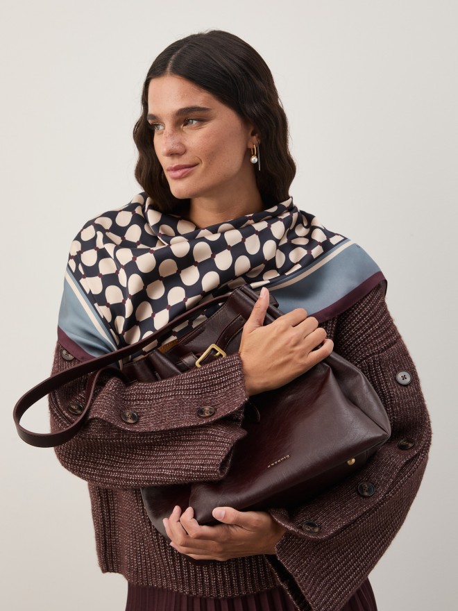 Len�o acetinado estampado