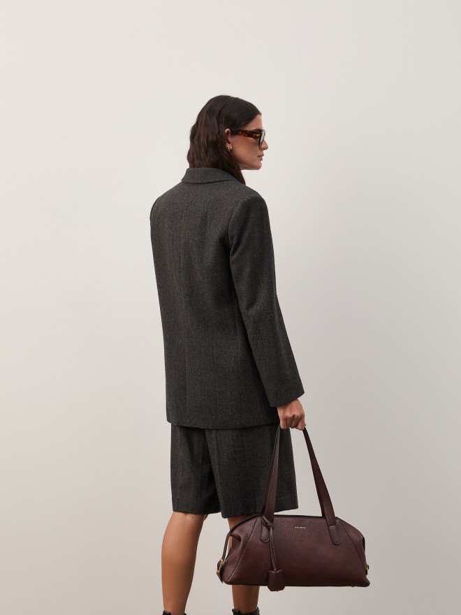 Relaxed fit blazer with wool. Relaxed fit blazer with wool.