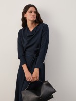 Midi dress with belt Midi dress with belt
