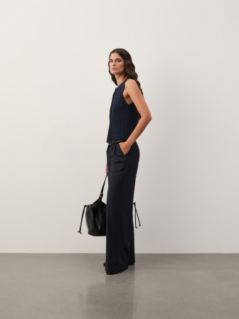 Wide leg pleated trousers Wide leg pleated trousers