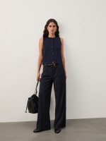 Wide leg pleated trousers Wide leg pleated trousers