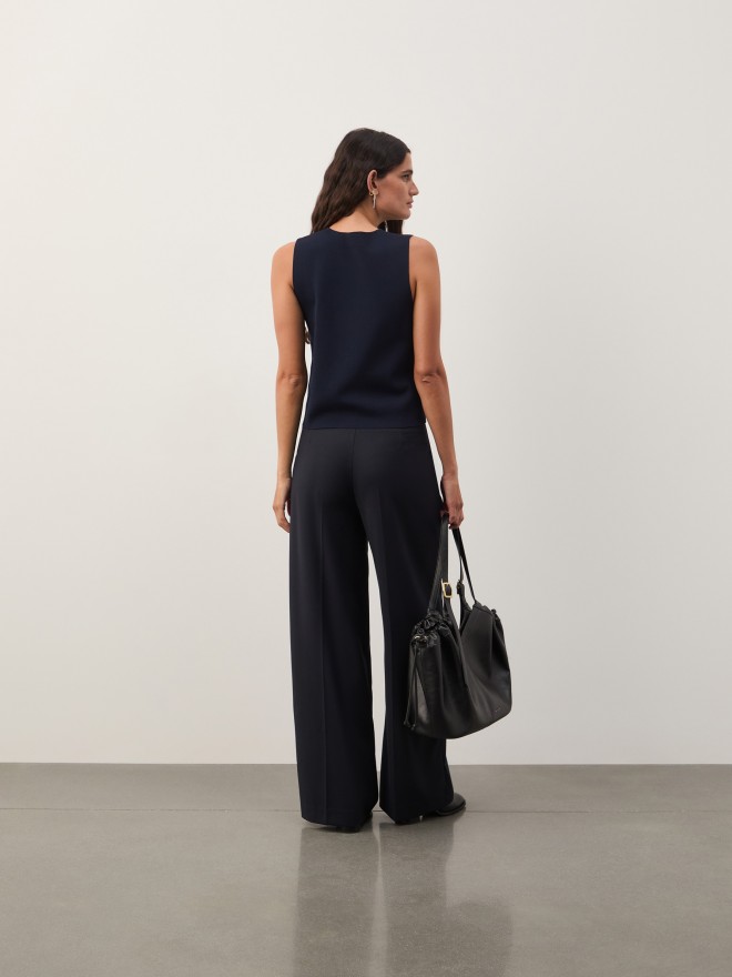 Wide leg pleated trousers Wide leg pleated trousers