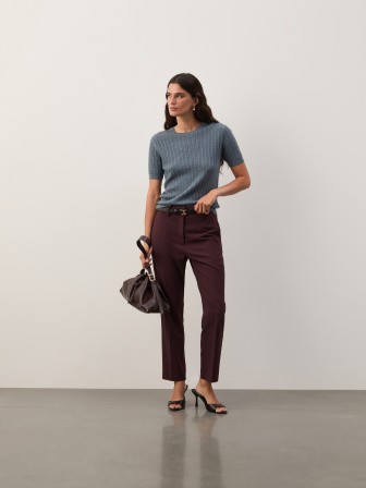 Knitted sweater made of wool and cashmere. Knitted sweater made of wool and cashmere.