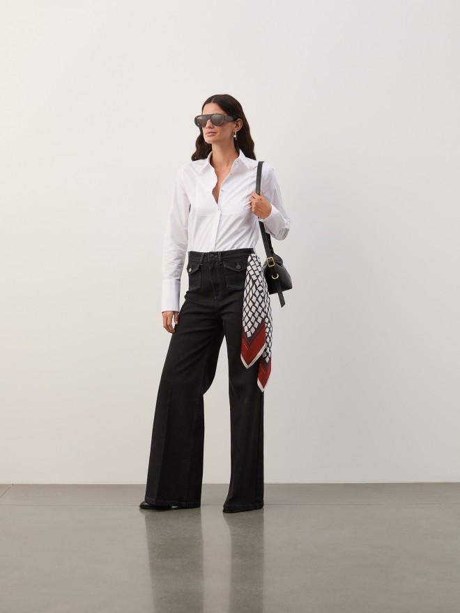 pantalones vaqueros acampanados pantalones vaqueros acampanados