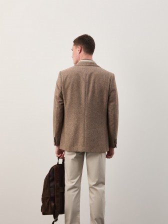 Regular fit blazer with wool lining Regular fit blazer with wool lining