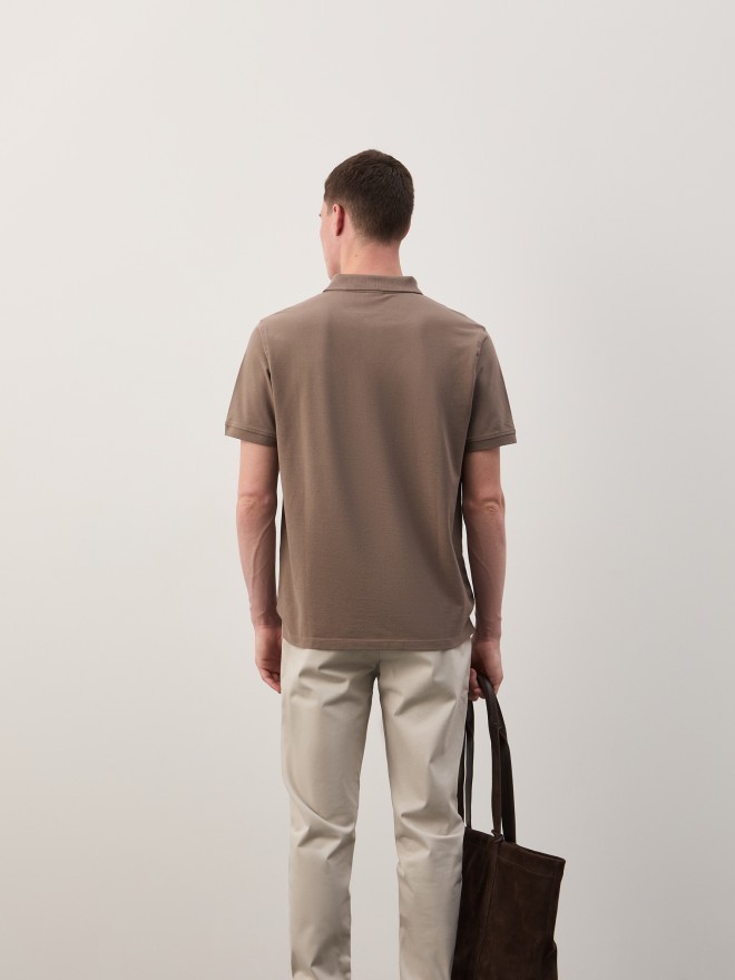 Regular fit piqué polo shirt Regular fit piqué polo shirt