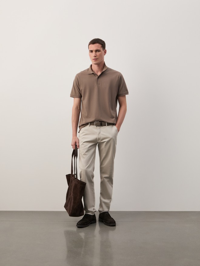 Regular fit piqué polo shirt Regular fit piqué polo shirt