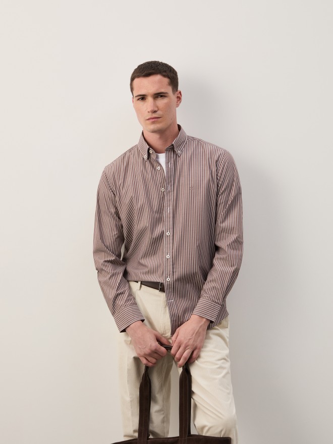 Striped cotton shirt Striped cotton shirt
