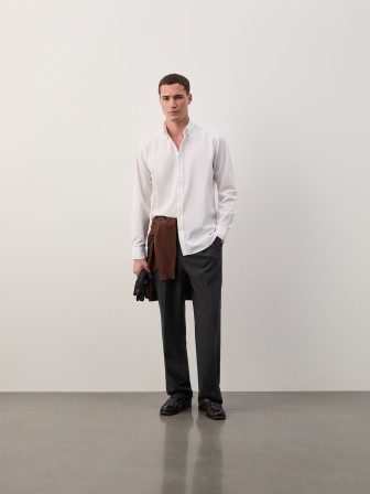 Regular fit cotton shirt Regular fit cotton shirt
