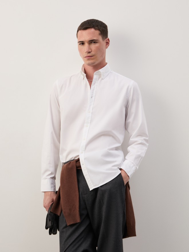 Regular fit cotton shirt Regular fit cotton shirt