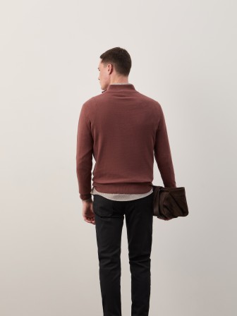 Camisola em algodão e caxemira Camisola em algodão e caxemira