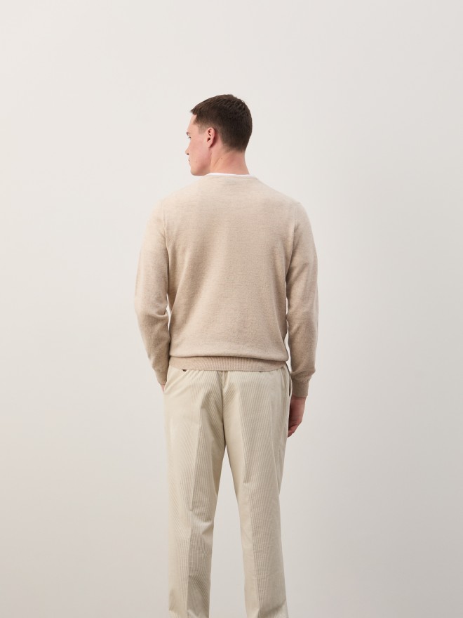 100% wool knit sweater