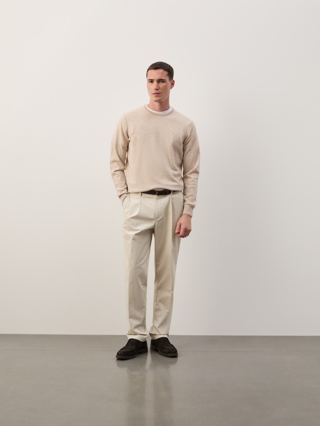 100% wool knit sweater